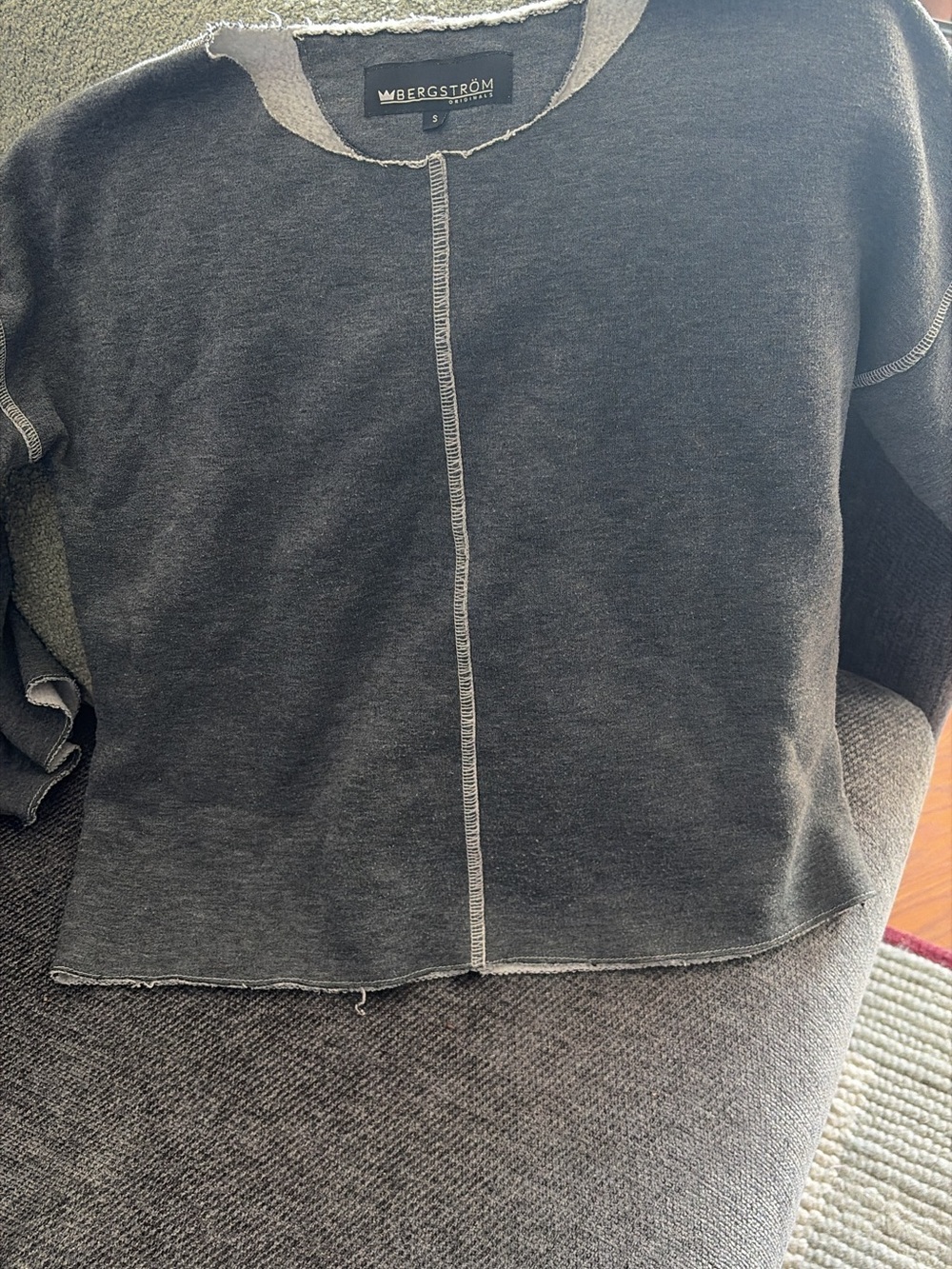 Women’s Charcoal Crewneck Sweater